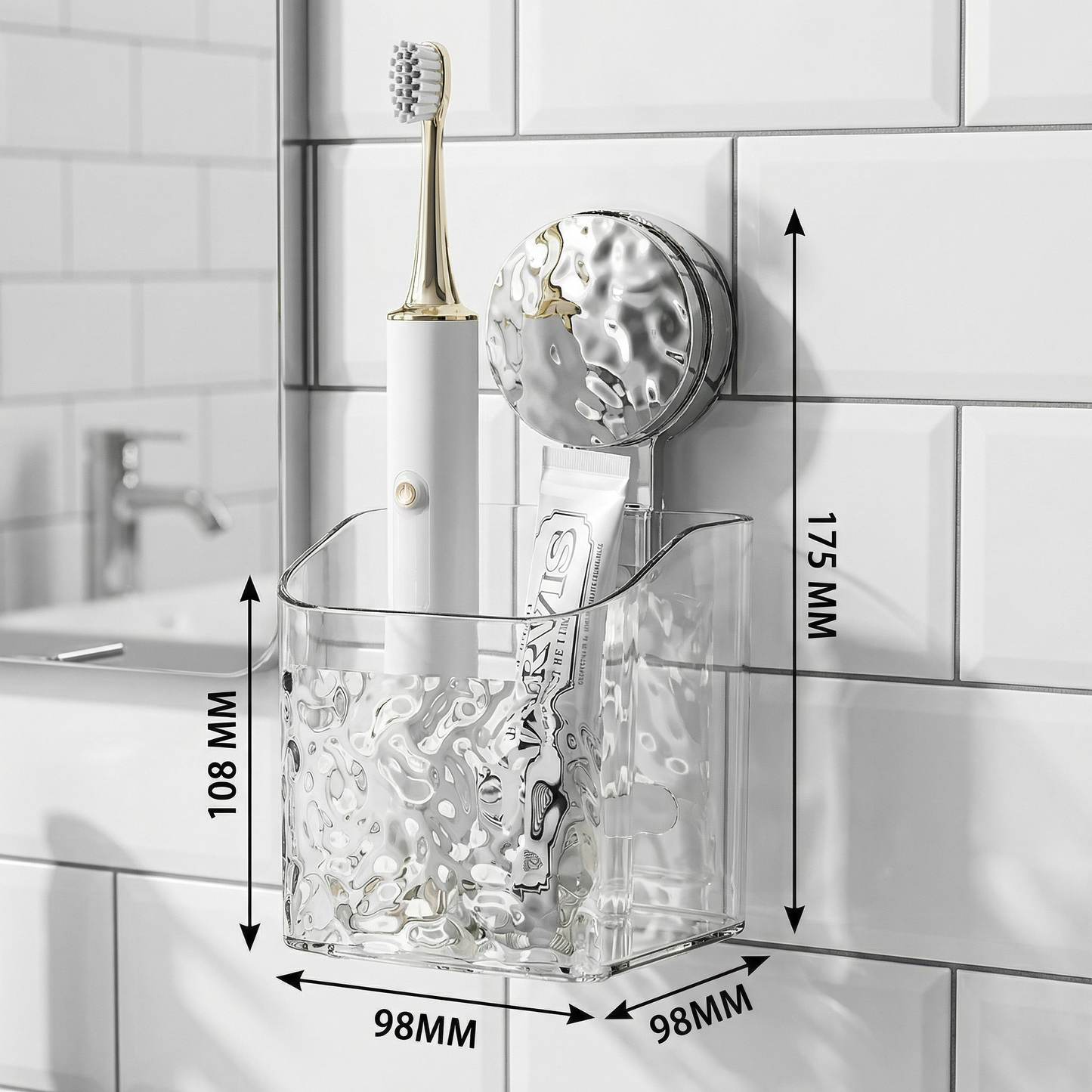 Suction Cup Bathroom Shelf