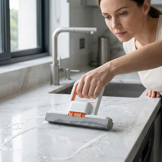 Hands-Free Mini Sponge Mop – Ultra-Absorbent All-Purpose Cleaning Mop for Kitchen, Bathroom & Car