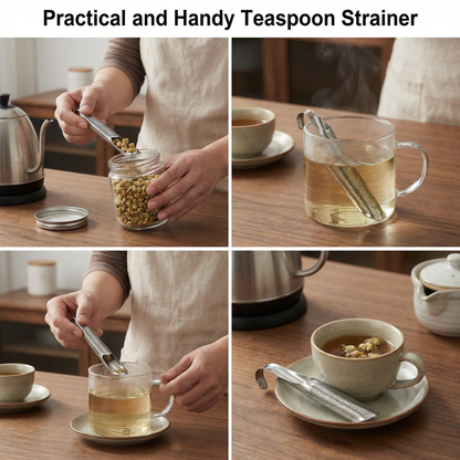Practical and Handy Teaspoon Strainer