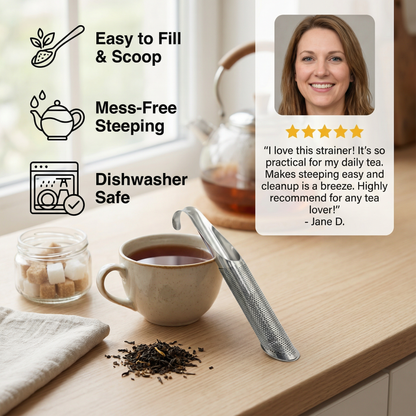 Practical and Handy Teaspoon Strainer