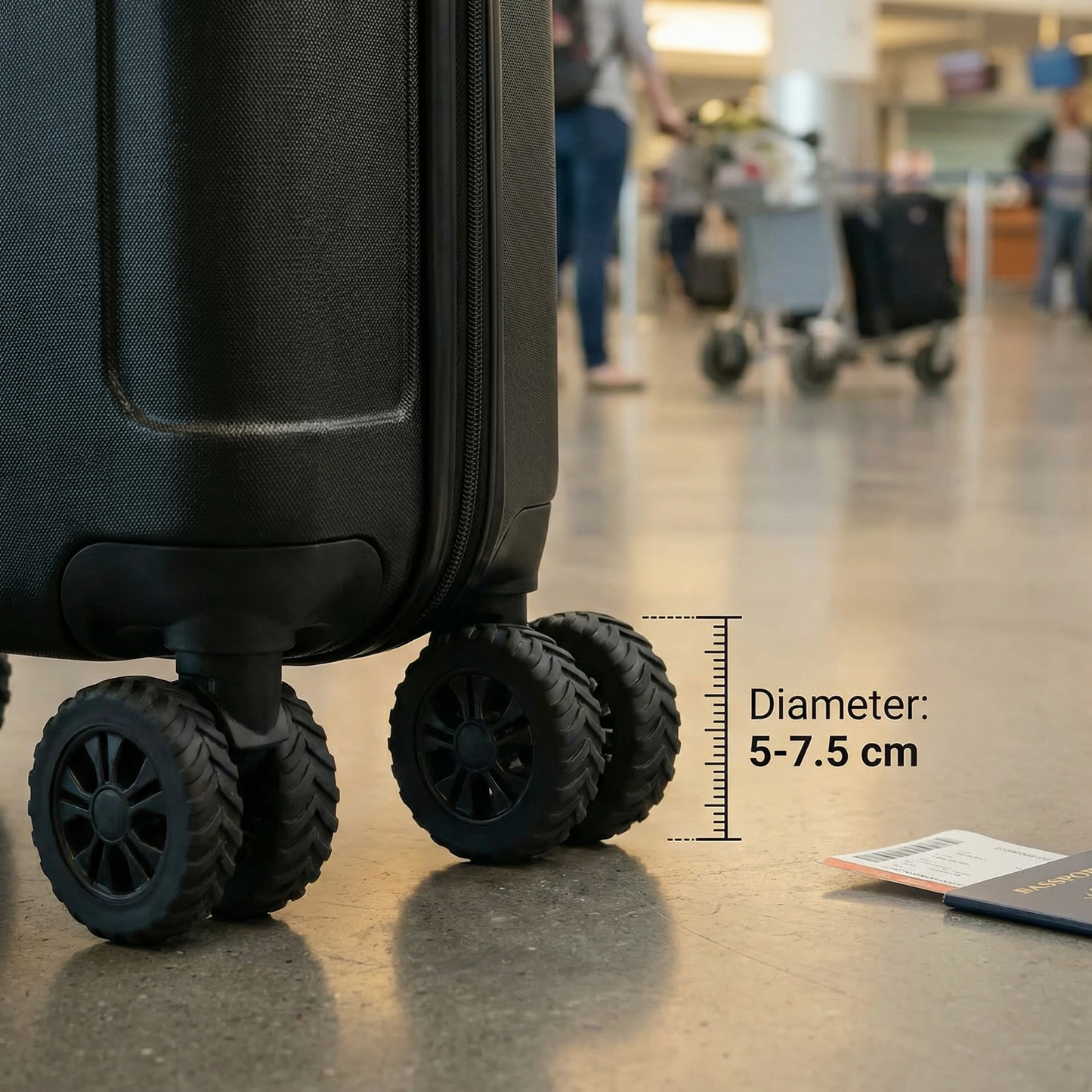 Wheel Guard for Suitcases