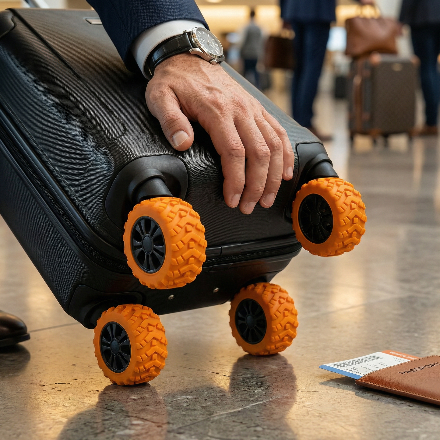 Wheel Guard for Suitcases